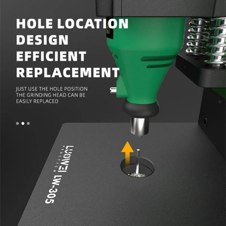 LUOWEI LW-305 Dual Axis Multifunctional Screen IC and Camera Outer Iron Ring Grinding Platform