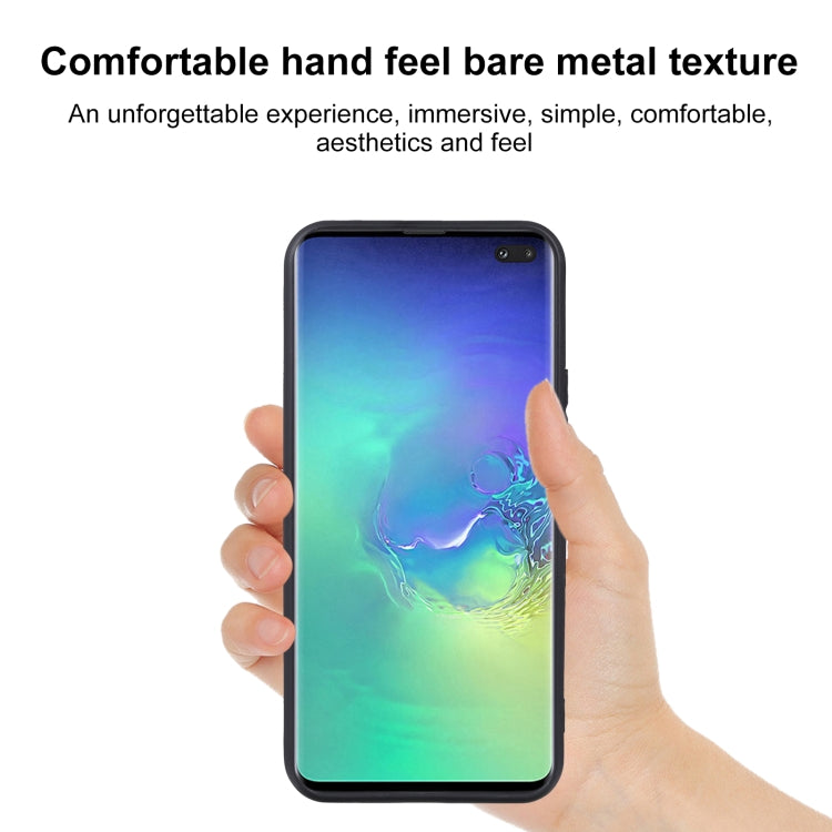 For Samsung Galaxy S10+ TPU Phone Case - Black