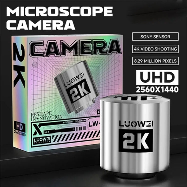 LUOWEI LW-GK20 UHD 1080P / 2K Microscope Camera with 5X Digital Zoom & Custom Storage