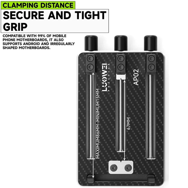 LUOWEI LW-AP02 Triaxial High-Temperature Carbon Fiber Motherboard Fixture