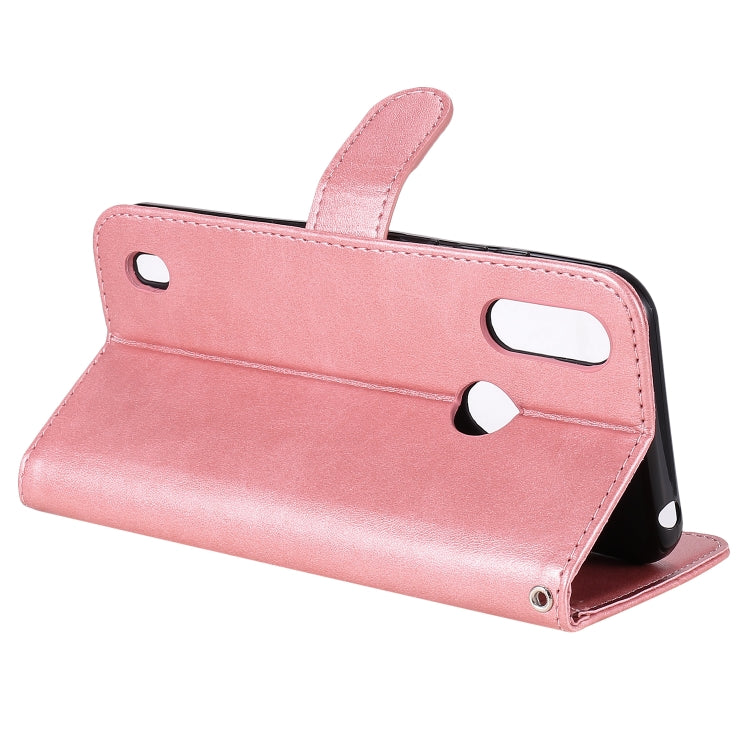 For Motorola Moto E6s (2020) Fashion Calf Texture Zipper Horizontal Flip Leather Case with Holder & Card Slots & Wallet Function