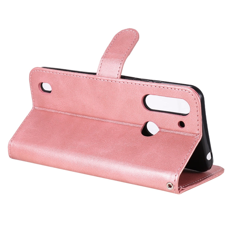 For Motorola Moto G8 Power Lite Fashion Calf Texture Zipper Horizontal Flip Leather Case with Holder & Card Slots & Wallet Function