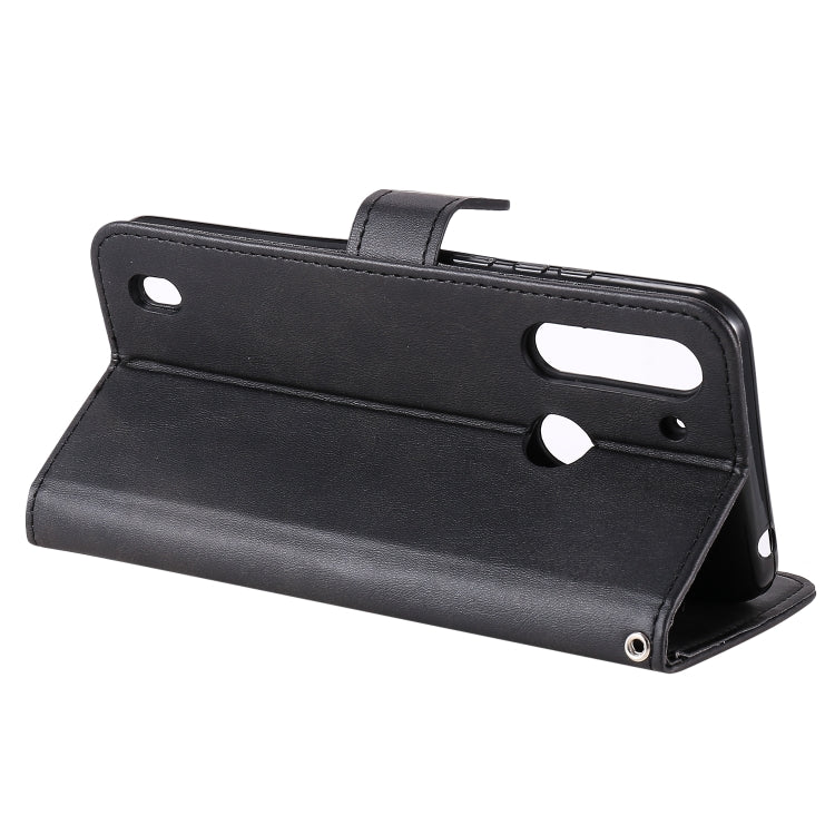 For Motorola Moto G8 Power Lite Fashion Calf Texture Zipper Horizontal Flip Leather Case with Holder & Card Slots & Wallet Function