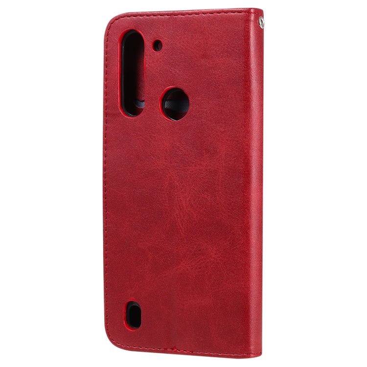 For Motorola Moto G8 Power Lite Fashion Calf Texture Zipper Horizontal Flip Leather Case with Holder & Card Slots & Wallet Function