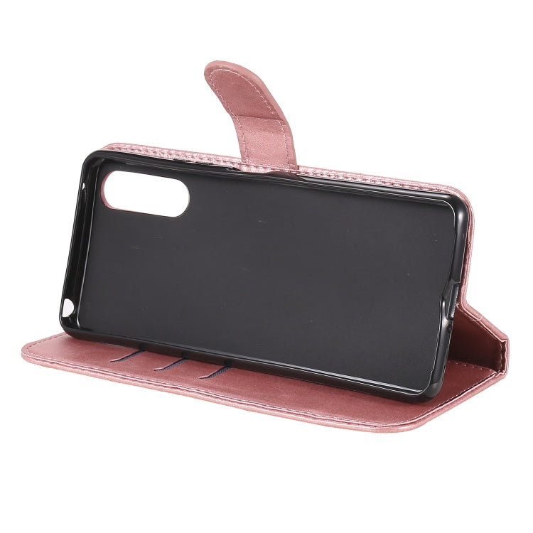 For Sony Xperia 10 II Fashion Calf Texture Zipper Horizontal Flip Leather Case with Holder & Card Slots & Wallet Function