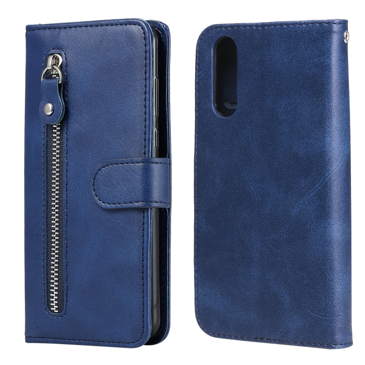 For Sony Xperia 10 II Fashion Calf Texture Zipper Horizontal Flip Leather Case with Holder & Card Slots & Wallet Function
