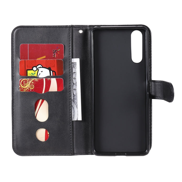 For Sony Xperia 10 II Fashion Calf Texture Zipper Horizontal Flip Leather Case with Holder & Card Slots & Wallet Function