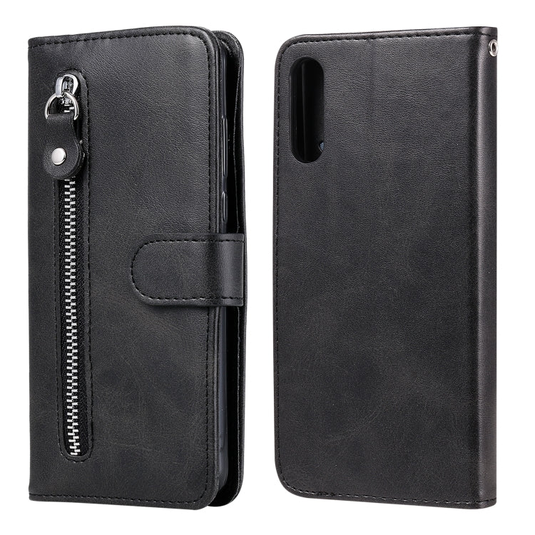 For Sony Xperia L4 Fashion Calf Texture Zipper Horizontal Flip Leather Case with Holder & Card Slots & Wallet Function