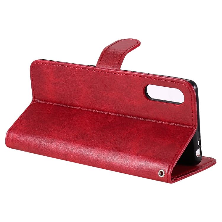 For Sony Xperia L4 Fashion Calf Texture Zipper Horizontal Flip Leather Case with Holder & Card Slots & Wallet Function