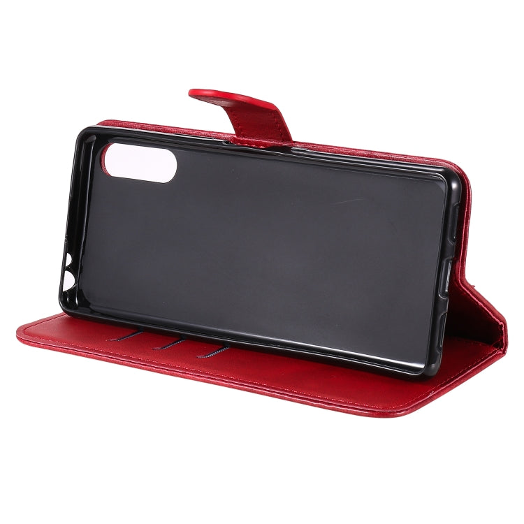 For Sony Xperia L4 Fashion Calf Texture Zipper Horizontal Flip Leather Case with Holder & Card Slots & Wallet Function