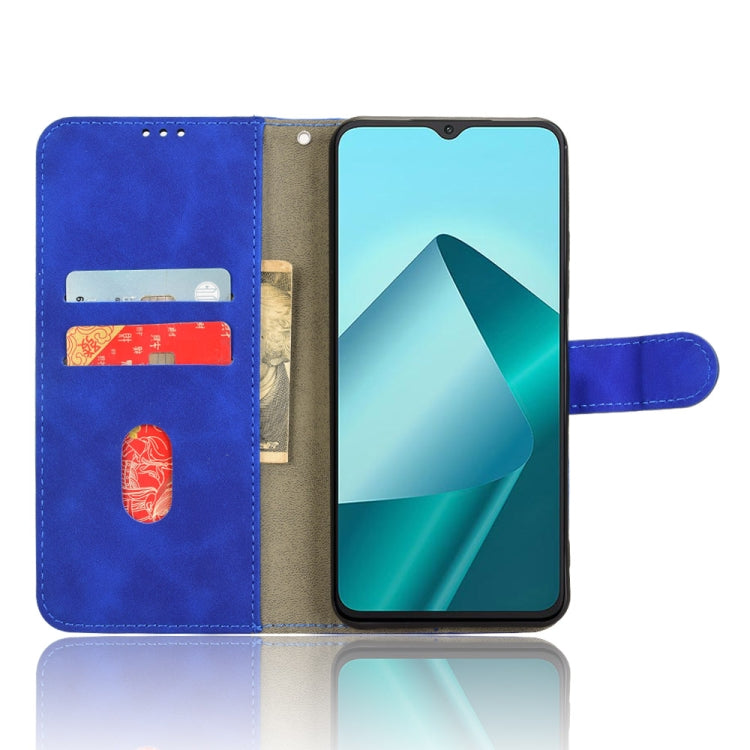 For Wiko T20 Skin Feel Magnetic Flip Leather Phone Case
