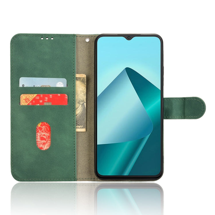 For Wiko T20 Skin Feel Magnetic Flip Leather Phone Case