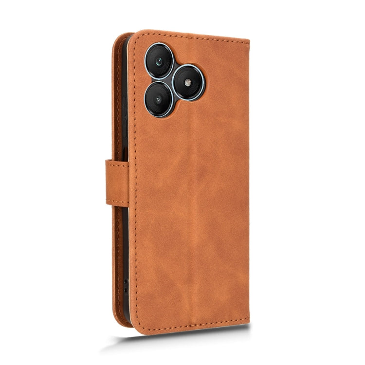 For Wiko T20 Skin Feel Magnetic Flip Leather Phone Case