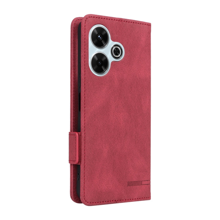 For Xiaomi Redmi 13 4G Global Magnetic Clasp Leather Phone Case