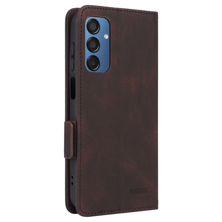 For Samsung Galaxy F15 / M15 Magnetic Clasp Leather Phone Case