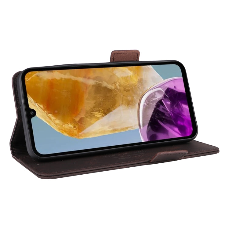 For Samsung Galaxy F15 / M15 Magnetic Clasp Leather Phone Case
