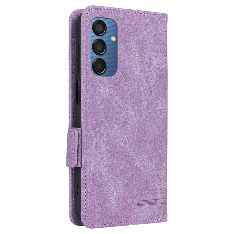 For Samsung Galaxy F15 / M15 Magnetic Clasp Leather Phone Case