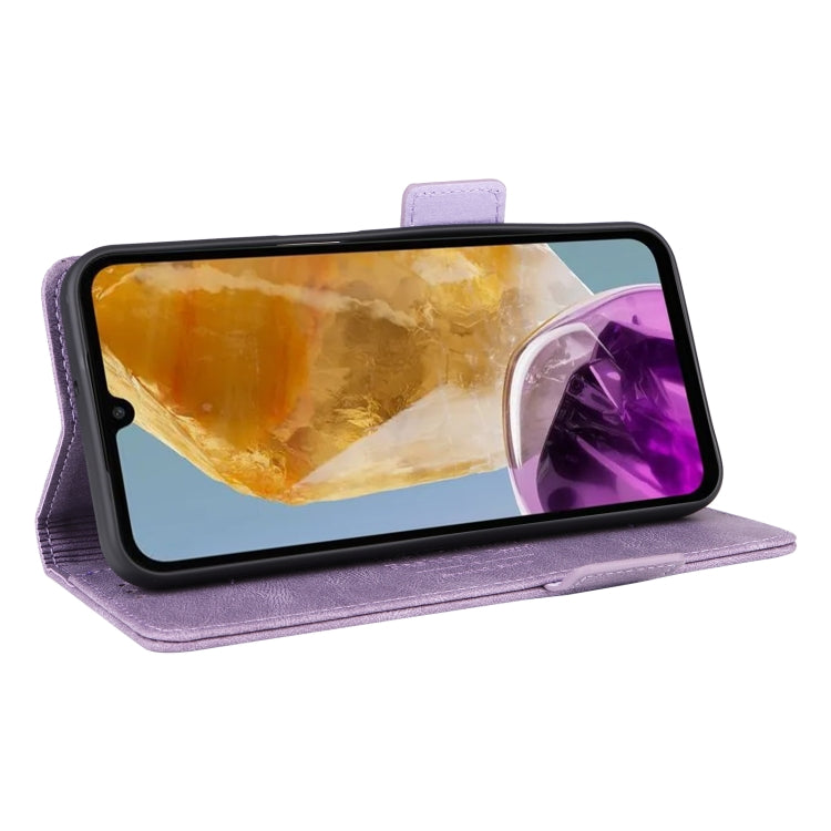 For Samsung Galaxy F15 / M15 Magnetic Clasp Leather Phone Case