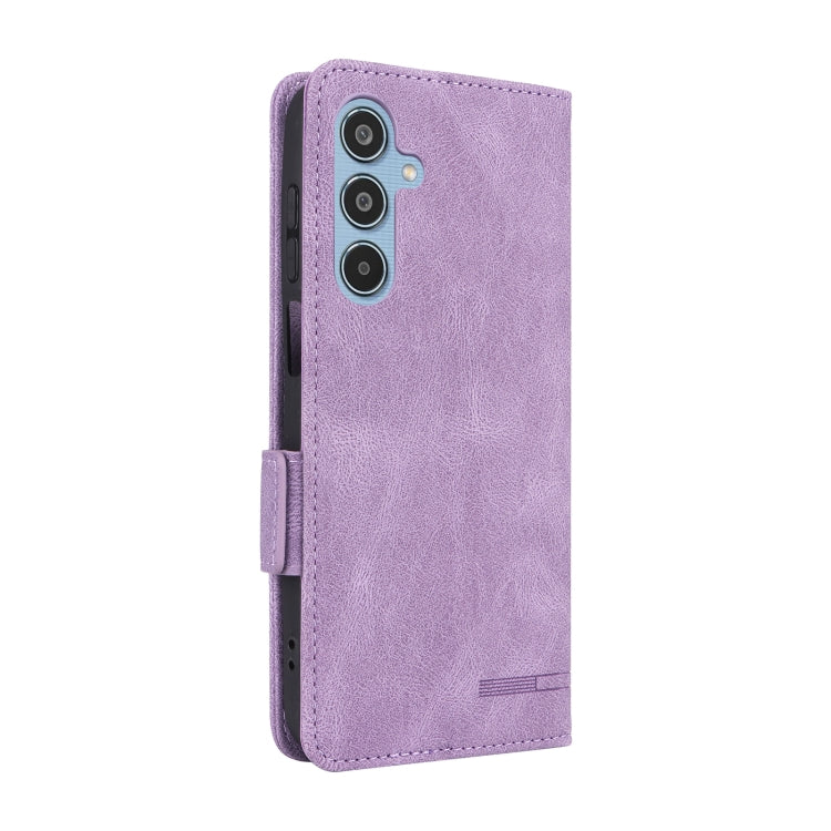 For Samsung Galaxy M35 Magnetic Clasp Leather Phone Case