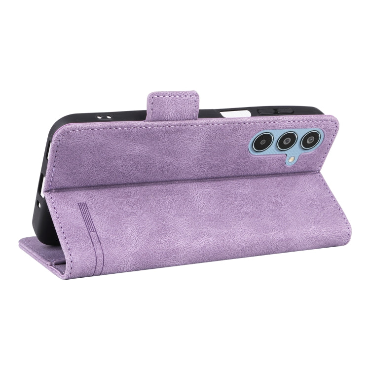 For Samsung Galaxy M35 Magnetic Clasp Leather Phone Case