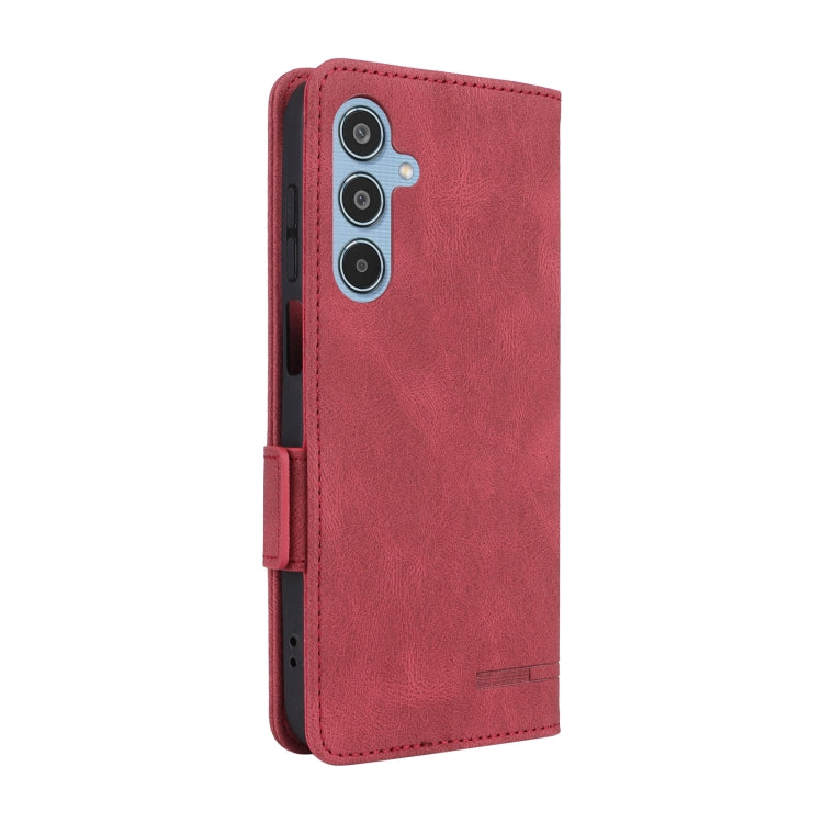 For Samsung Galaxy M35 Magnetic Clasp Leather Phone Case