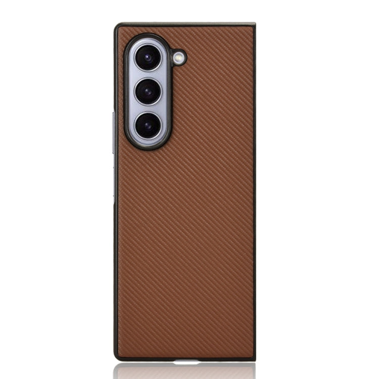 For Samsung Galaxy Z Fold6 PU Leather PC Phone Case