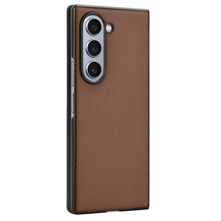 For Samsung Galaxy Z Fold6 PU Leather PC Phone Case