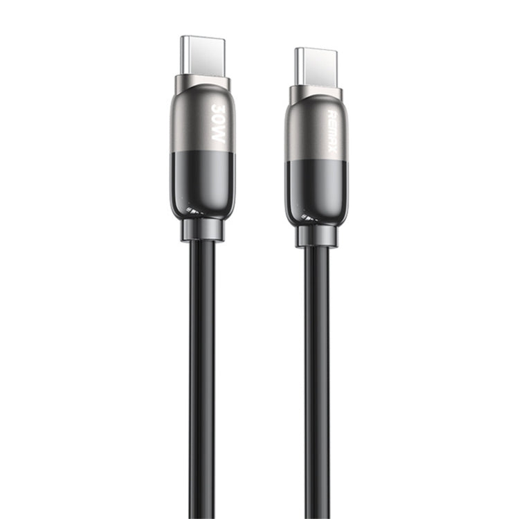 REMAX RC-C037 Capsule 1.2m 30W Type-C to Type-C PVC Fast Charging Cable