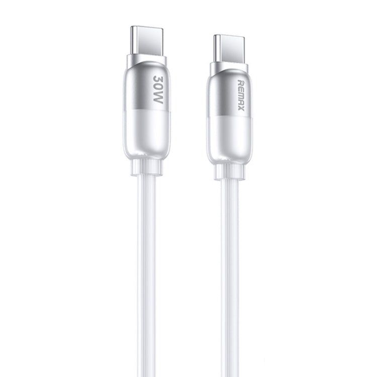 REMAX RC-C037 Capsule 1.2m 30W Type-C to Type-C PVC Fast Charging Cable