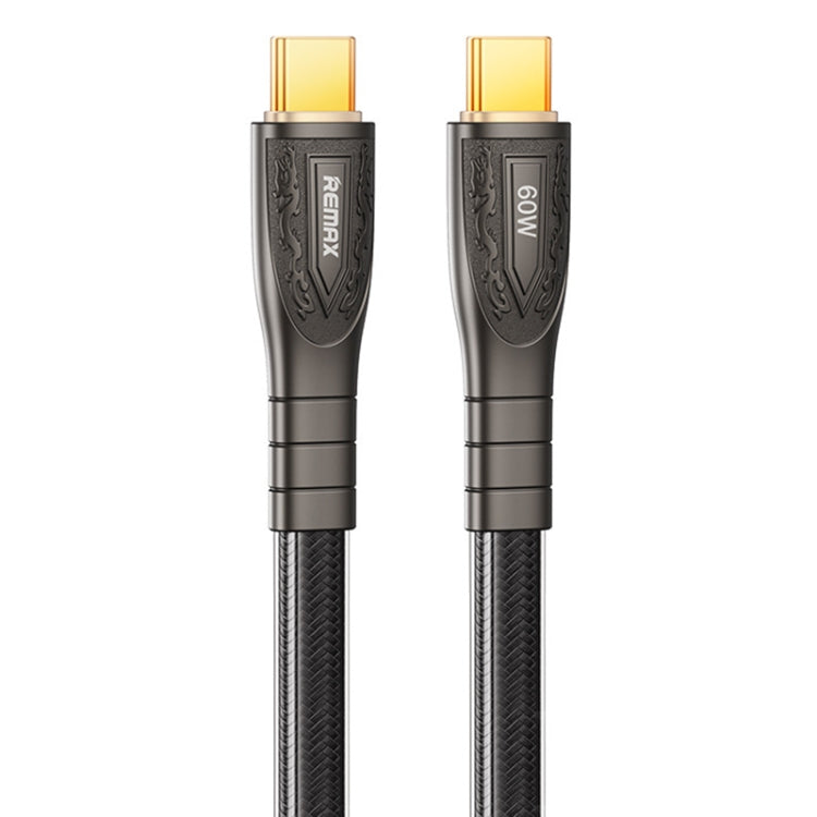 REMAX RC-C166 Prime 1.2m 60W Type-C to Type-C Braided Fast Charging Cable