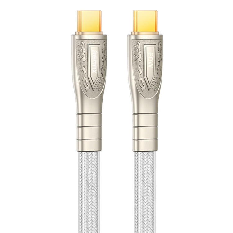 REMAX RC-C166 Prime 1.2m 60W Type-C to Type-C Braided Fast Charging Cable