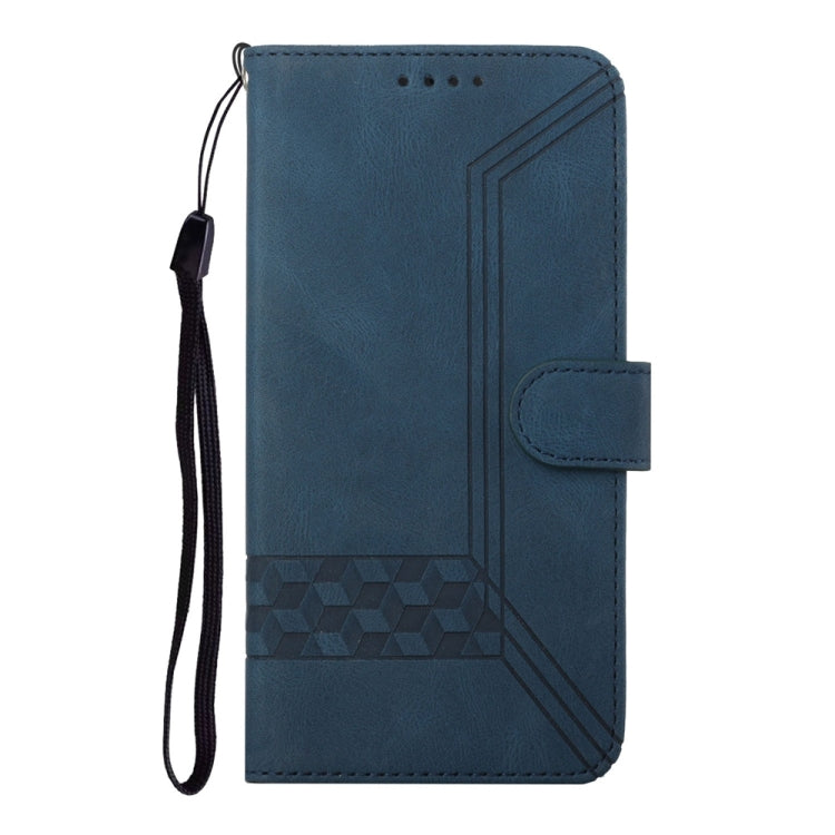 For Redmi Note 14 Pro+ 5G Cubic Skin Feel Flip Leather Phone Case