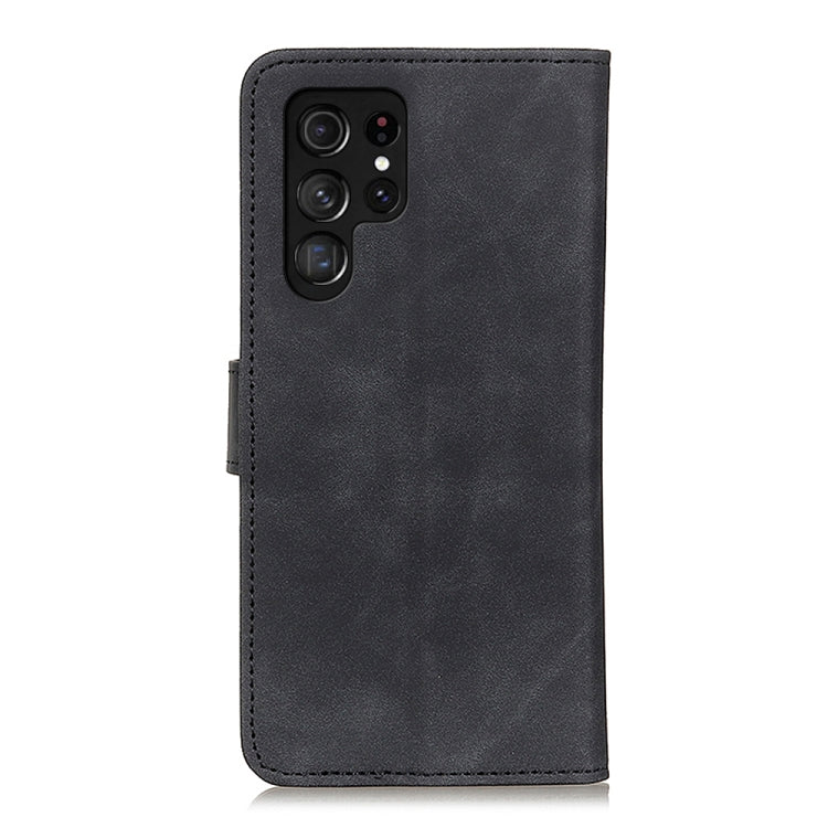 For Samsung Galaxy S25 Ultra 5G KHAZNEH Retro Texture Horizontal Flip Leather Phone Case