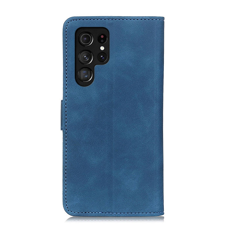 For Samsung Galaxy S25 Ultra 5G KHAZNEH Retro Texture Horizontal Flip Leather Phone Case