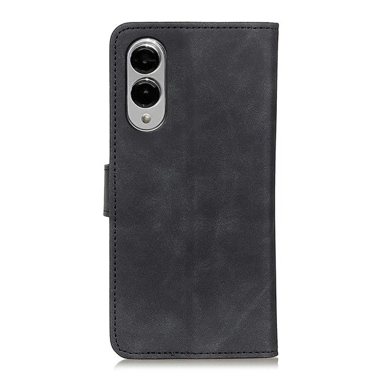 For Samsung Galaxy S25 Edge 5G KHAZNEH Retro Texture Horizontal Flip Leather Phone Case