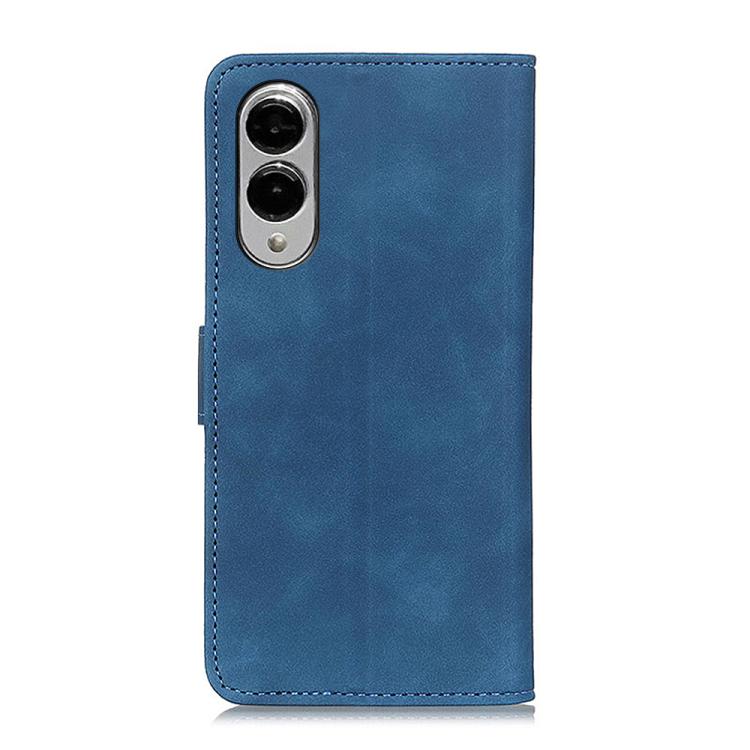 For Samsung Galaxy S25 Edge 5G KHAZNEH Retro Texture Horizontal Flip Leather Phone Case