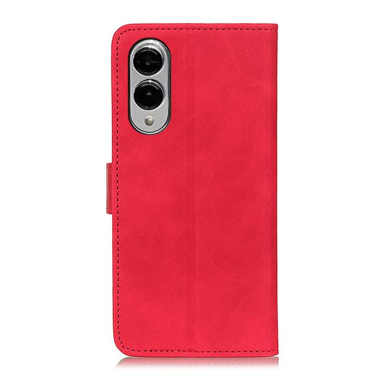 For Samsung Galaxy S25 Edge 5G KHAZNEH Retro Texture Horizontal Flip Leather Phone Case