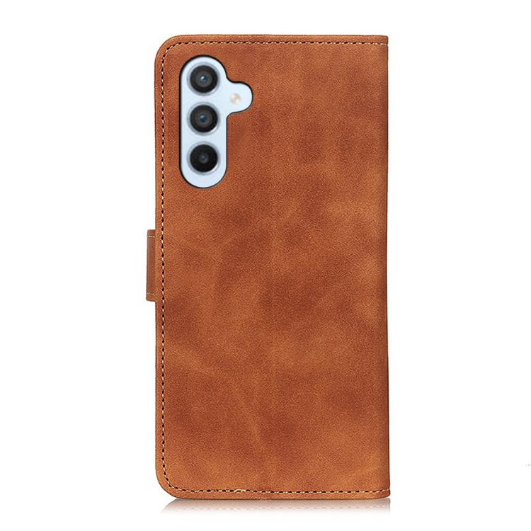 For Samsung Galaxy S25 FE 5G KHAZNEH Retro Texture Horizontal Flip Leather Phone Case
