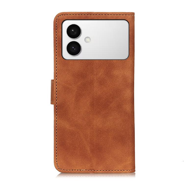 For Samsung Galaxy S26 Edge 5G KHAZNEH Retro Texture Horizontal Flip Leather Phone Case