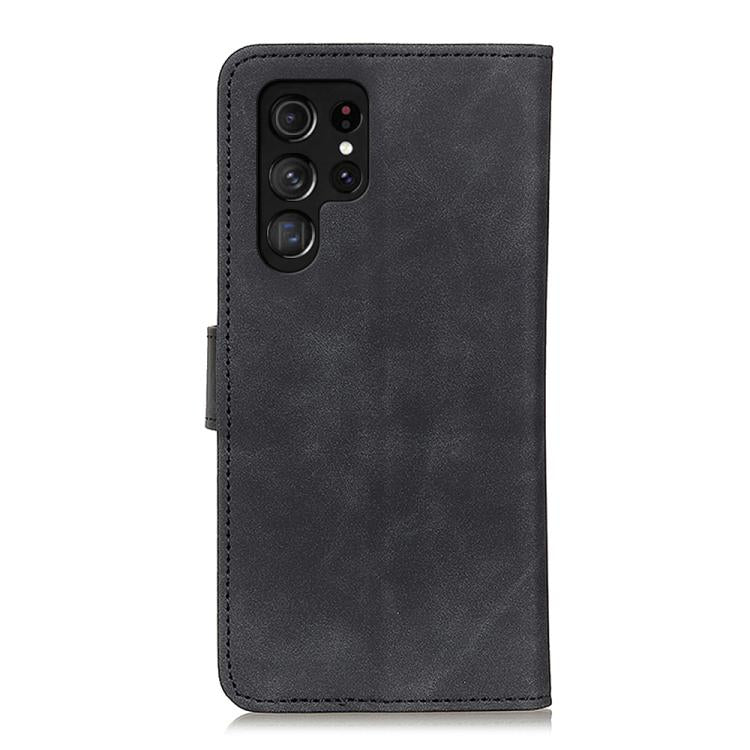 For Samsung Galaxy S26 Ultra 5G KHAZNEH Retro Texture Horizontal Flip Leather Phone Case