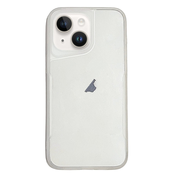 For iPhone 15 Transparent Blade TPU Phone Case