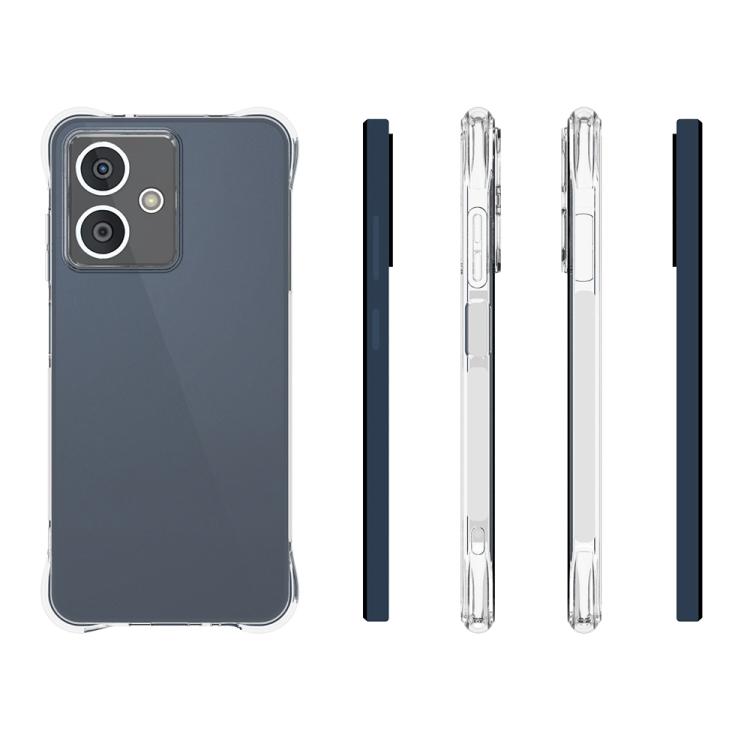 For HMD Crest 5G Shockproof Non-slip Thickening TPU Phone Case - Transparent