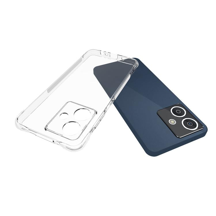 For HMD Crest 5G Shockproof Non-slip Thickening TPU Phone Case - Transparent