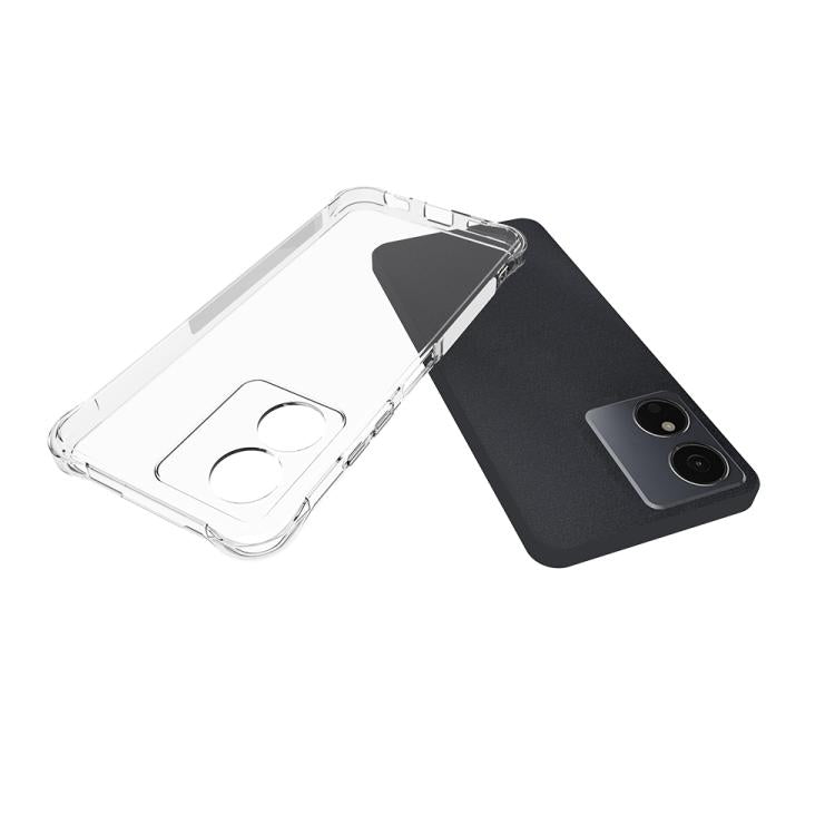 For HMD Key / Aura 2 / Arc 4G Shockproof Non-slip Thickening TPU Phone Case - Transparent