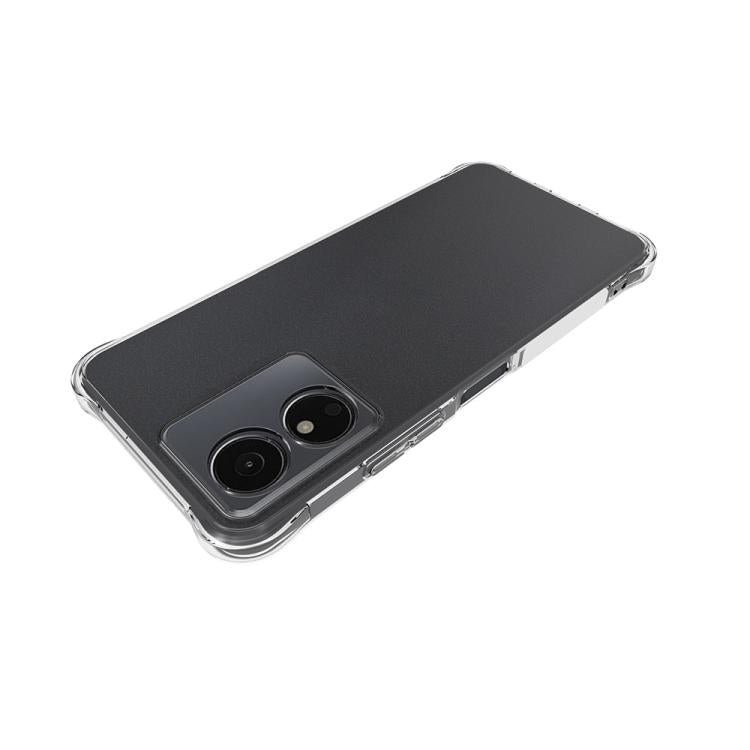 For HMD Key / Aura 2 / Arc 4G Shockproof Non-slip Thickening TPU Phone Case - Transparent