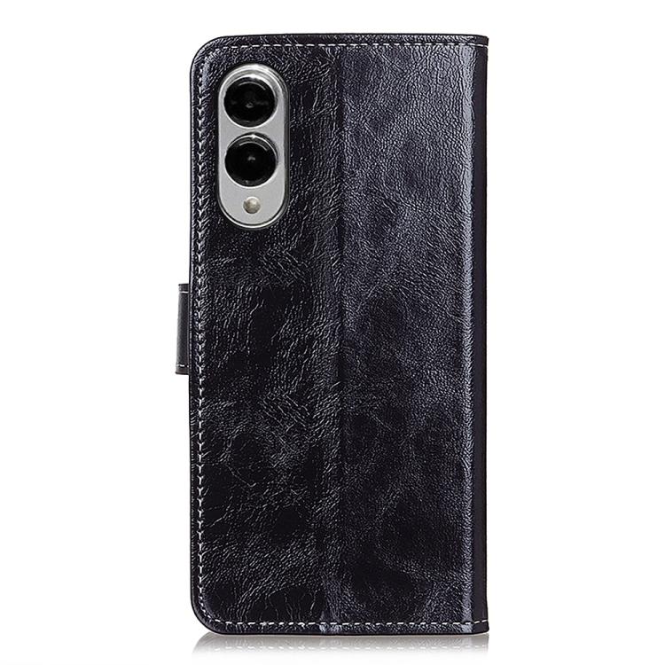 For Samsung Galaxy S25 Edge 5G Retro Crazy Horse Texture Leather Phone Case