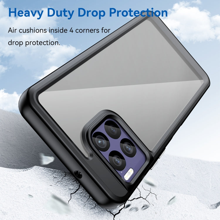 For T-Mobile REVVL 7 Pro 5G Colorful Series Acrylic Hybrid TPU Phone Case