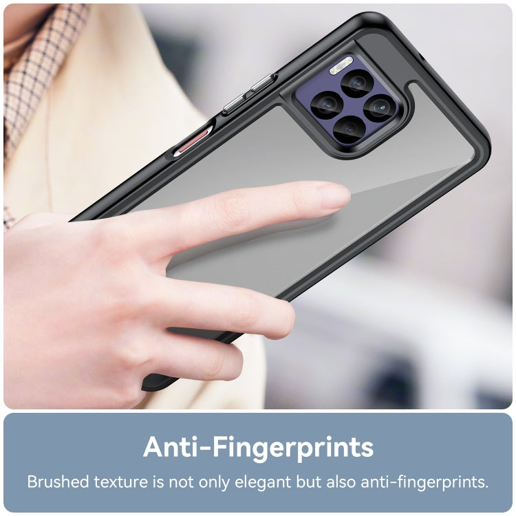 For T-Mobile REVVL 7 Pro 5G Colorful Series Acrylic Hybrid TPU Phone Case