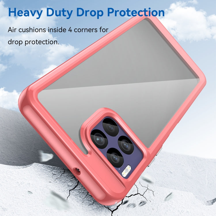 For T-Mobile REVVL 7 Pro 5G Colorful Series Acrylic Hybrid TPU Phone Case
