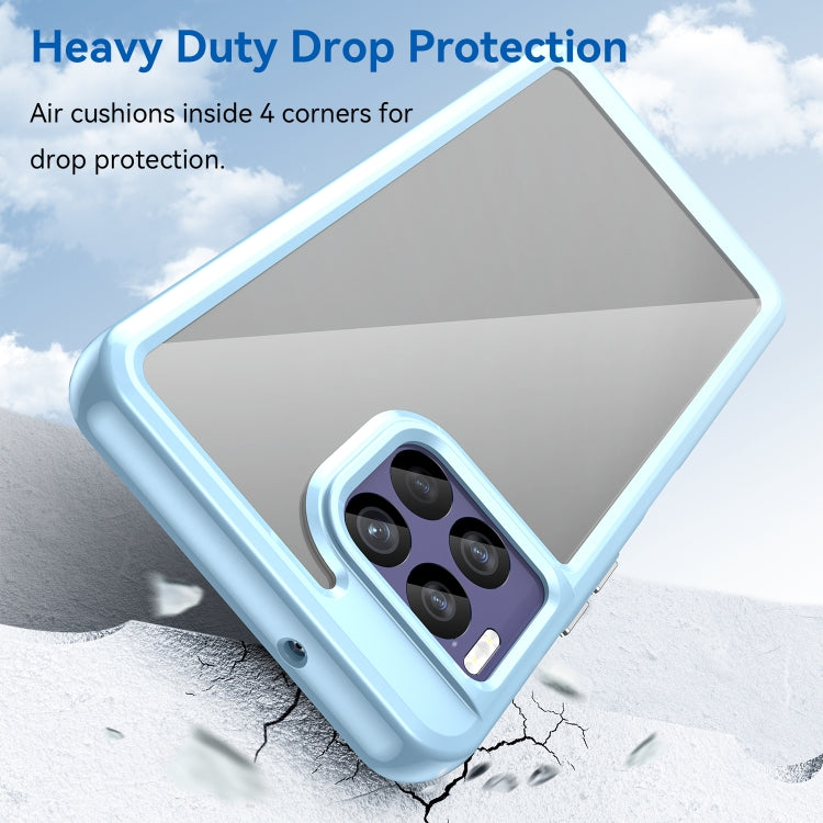 For T-Mobile REVVL 7 Pro 5G Colorful Series Acrylic Hybrid TPU Phone Case